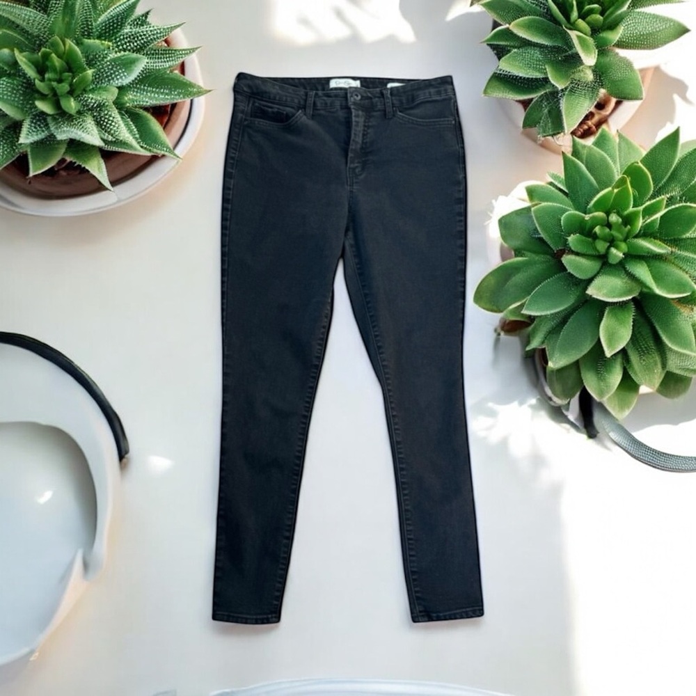 Jessica Simpson Black Adored High Rise Skinny Jeans